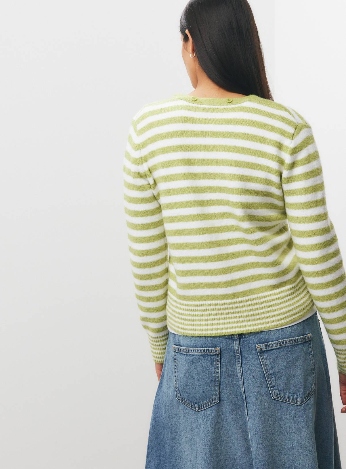 Stripe Scarf Cardigan 8 - Image 4